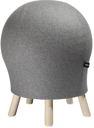 TOPSTAR | Fitness-Hocker SITNESS 5 Alpine | Sitzhöhe ca 620 mm | Bezug grau