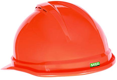 MSA V-Gard 454-10034026 bel-ftet Hallo-Viz Orange harten Cap 4 Pt Unterbr.