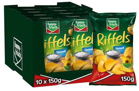 funny-frisch Riffels Naturell,10er Pack (10 x 150 g)