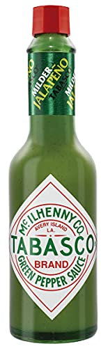 Tabasco - Verde, Salsa Picante Sabor Suave, Elaborada Con Chiles Jalapeños, Producto Típico Cocina Tex-mex, 60 Mililitro