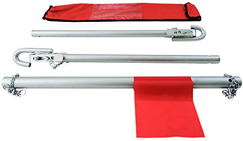 Deuba Abschleppstange 2000kg Zugkraft Pannenhilfe Auto inkl. Aufbewahrungstasche PKW Abschleppseil 3tlg. Kfz