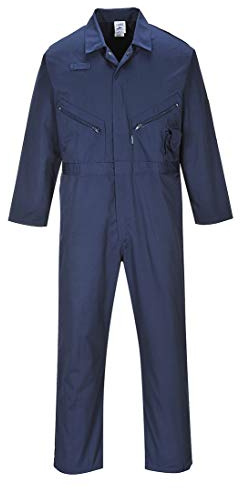 Portwest Mono Liverpool Con Cremallera, Tamaño: L, Color: Marino, C813NARL