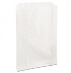 BGC300422 PB25 Grease-Resistant Sandwich Bags, 6 1/2 x 1 x 8, White