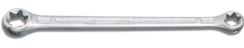 Hazet 609-E6Xe8 Chiave a Doppio Anello Torx, Argento, Apertura Chiave E 6 X E 8, Lunghezza 113 mm