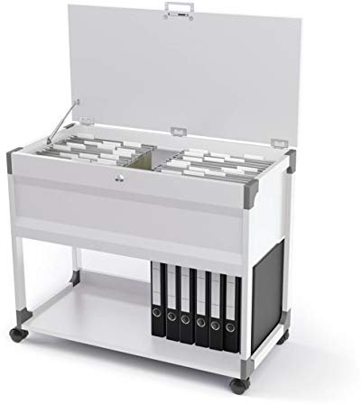Durable System File Trolley 100 Multi Top, grau, 378710