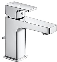 Roca A5A3C01C00, Grifo Monomando Compacto para Lavabo con Desagüe Automático (Inicio Fresco) Ref.A5A3A01C00