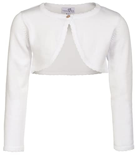 Happy Girls Mädchen Girl's Basic Bolero Strickjacke (1er Pack)