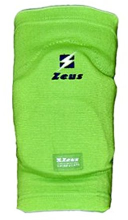 ZEUS GINOCCHIERA VOLLEY SUPER DONNA UOMO PALLAVOLO ATLETICA COMPLETO LINEA ACCESSORI TORNEO SPORT (VERDE FLUO, BOY)