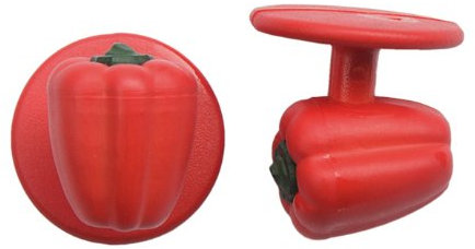 Kochknöpfe Kugelknöpfe Knöpfe à 12 Stück als Paprika