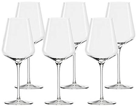 Stölzle_Lausitz Verre à bordeaux Quatrophil de, 644 ml, lot de 6, aspect soufflé à la bouche, qualité supérieure, résistant au lave-vaisselle