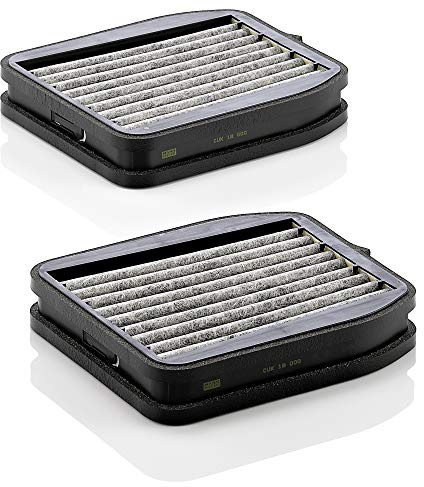 MANN-FILTER, CUK 18 000-2 Innenraumfilter, mit Aktivkohle | Für PKW, Staub- und Pollenfiltration, Geruchsreduzierung, Echte OE-Technologie
