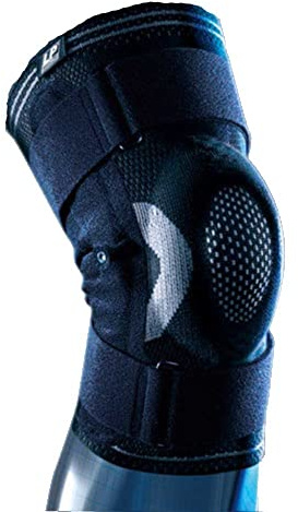 LP Support X-TREMUS 171XT Kompressions Kniebandage 2.0 - Knieschutz Sport, Größe:L, Farbe:schwarz