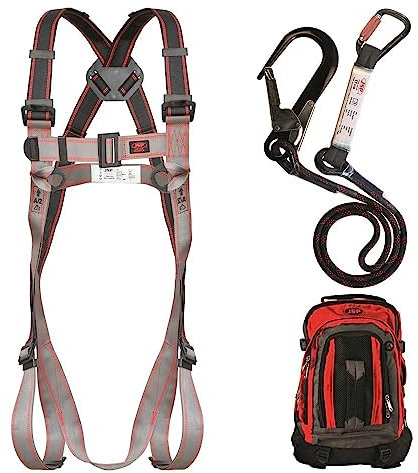 JSP Height Safety Pioneer Single Fall Arrest Kit (FAR1104), black, one size