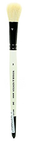 Winsor & Newton 5224002 Sable Serie 240 akvarellpensel nr 2 (rund, tvättbar, pensel)