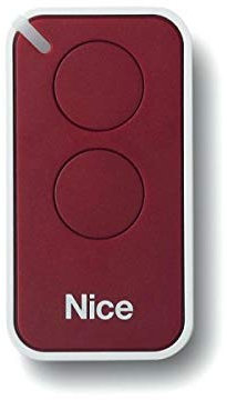 Nice Inti 2R Fernbedienung, Frequenz 433,920 MHz, Rot