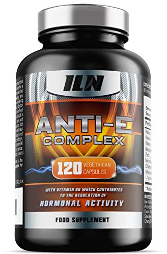 Anti-E Complex for Men – Hormonal & Estrogen Regulation Complex – 1 Month Course – Natural Blocker with D Aspartic Acid, Nettle Leaf, Resveratrol (120 Capsules)