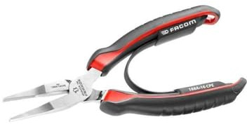 Facom SC.188 Flat-Nosed Pliers 160 mm Rouge et Noir