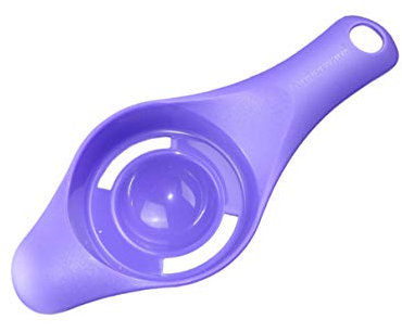 TUPPERWARE Backen Eitrenner blau/lila Ei-Trenner Eiweiß Backhelfer