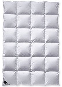 billerbeck Daunendecke | Catalina | 155 x 220 cm | 100% Daunen | Optimale Wärme- und Feuchtigkeitsregulierung | Hausstauballergiker geeignet