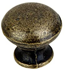 6 X vintage Antike Messing Runden Möbelgriff Schrankgriff Möbelknopf Knopf Tür Schublade Kommode Schrank Ziehgriff