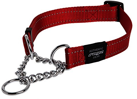 ROGZ HC11-C Utility Stop- Halsband/Snake, M, rot