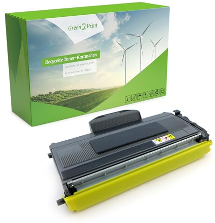 Green2Print Toner schwarz 2600 Seiten ersetzt Brother TN-2120 passend für Brother DCP7030, DCP7040, DCP7045N, HL2140, HL2150N, HL2170W, MFC7320, MFC7440N, MFC7840W