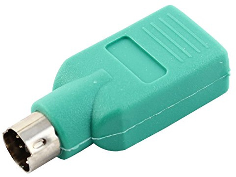 PS/2 Macho a USB Hembra Adaptador de Teclado y ratón