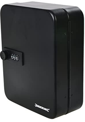 Silverline - Schlüsselschrank für 20 Schlüssel, mit 3-stelligem Zahlenschloss 200 x 160 x 75 mm (542519)