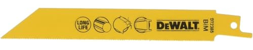 DEWALT DT2385-QZ Hojas Saw Sable De Cobalto para Metal 152mm for DIYers & Professionals, Designed for Cutting and Finishing Jobs, 152mm, 5-piece Set