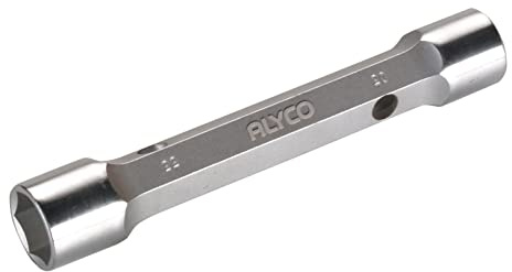Alyco 191420 – Rohr-Steckschlüssel Sechskant Phillips Bocas geschmiedet Une 16586 satiniert verchromt 12 X 13 mm