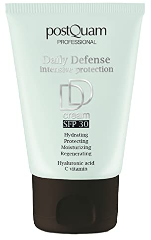Postquam DD Cream - Crema iluminadora con ácido hialurónico, vitamina C y filtro solar SPF30, 30 ml