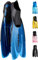 Cressi Agua, Pinne Self Adjusting per Immersioni, Snorkeling e Nuoto Unisex Adulto, Blu, 45/46