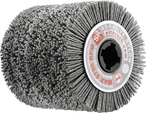 Sit Tecnospazzole 1369 Spazzola per Levigatrice a Filo Ondulato in Nylon, Fascia spazzolante 70 mm