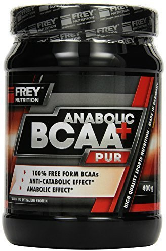 FREY Nutrition BCAA XTREME PUR - 400 g - L-Leucin, L-Isoleucin, L-Valin im idealen Verhältnis von 2:1:1 - Optimiert durch hochwertiges Molkenprotein-Hydrolysat