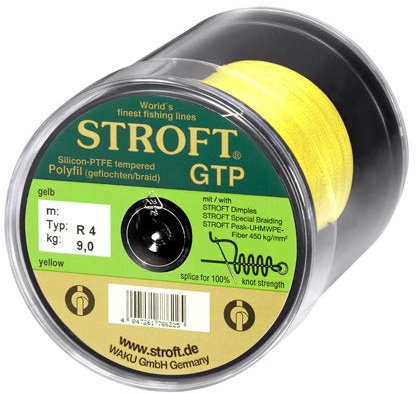 WAKU Schnur STROFT GTP Typ R Geflochtene 500m gelb R6-0,280mm-14kg