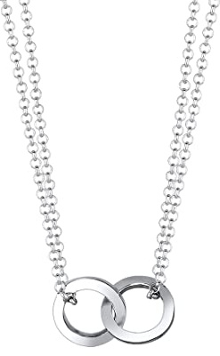Elli Damen-Kette mit Anhänger Kreis 925 Sterling Silber