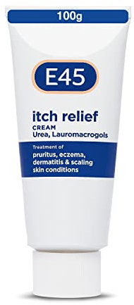 E45 Itch Relief Cream 100g – Anti Itch Cream for Skin Irritation – Non-Greasy E45 Cream to Relieve Itching – Eczema Dermatitis Cream – Instantly Soothes and Calms Skin