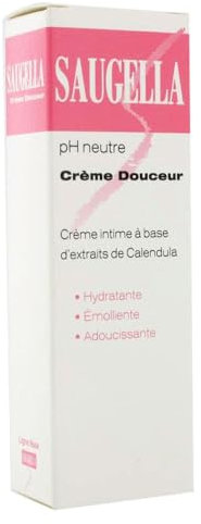 Saugella - Crème Douceur - Crème hydratante Intime - Apaise les démangeaisons et les sensations de brûlures – Maintient une flore intime hydratée et équilibrée - 30 ml