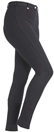 Shires, Pantaloni jodhpur Saddlehugger, da donna, Black, 32/81 cm