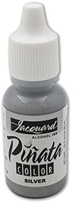 Jacquard Pinata Farbe auf Alkohol-Basis, Silber, 1/2 oz