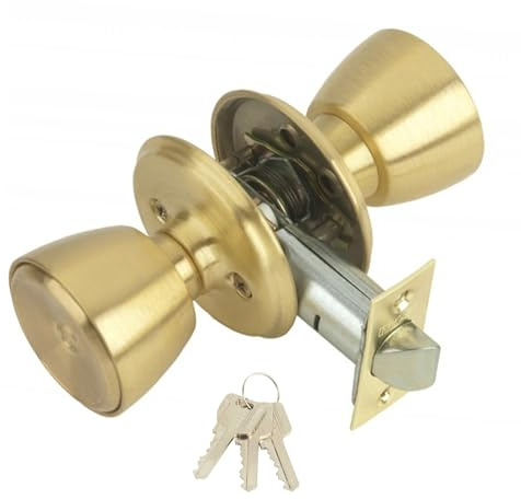 MCM Pomo MCM 508 Con Llave Latonado Entrada 70 mm.