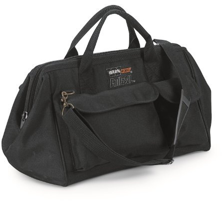 WARN 685014 PullzAll - Accesorio portátil para cabrestante eléctrico: Kit de Aparejo con 2 Correas de Carga, 2 grilletes en D y Bolsa de Transporte de Equipo