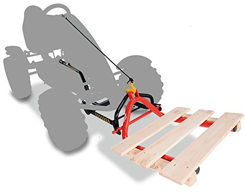 BERG Palettengabel XL | Vielseitiges Pedal-Gokart Zubehör | Kinder Outdoor Spiel | Fantasie & Motorik | Einfache Montage | Robust für Gelände | Bauernhof-Spielzeug | Kreatives Lernspiel