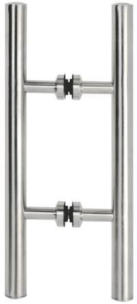 1 Paar Edelstahl Stoßgriff für Ganzglastüren 350mm lang