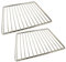 Qualtex 2 Pack of Universal Oven Cooker Shelves Rack Grid Adjustable Extendable Design