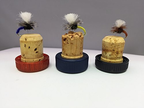 BestCity Fliegen Angeln 16 Klinkhammer Trockenfliegen + Gratis Fly Box Größe 10-14 Forellen Fliegen UK 16 Fliegen Pack # 310