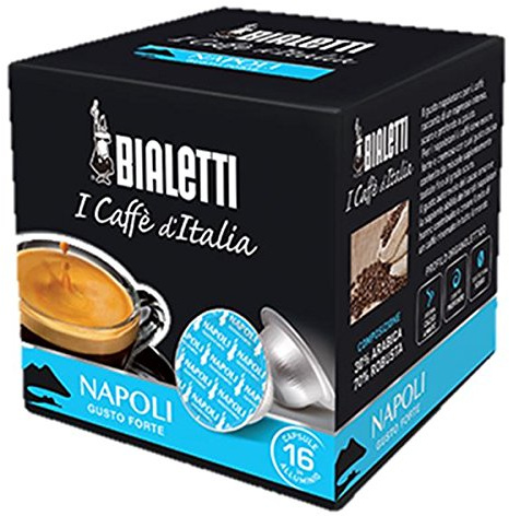 BIALETTI | Capsula Alluminio | Miscela: NAPOLI CVZ | 72 pz | 1 PACCO | TCBRT001 | BIABRT001 | UNOBRT001 | UNOMAC | TCMAC | MIXMAC
