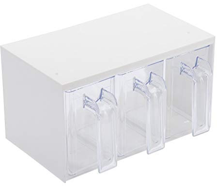 Westmark Müslispender - ideal zur Mehl, Zucker oder Müsli Aufbewahrung - 3 Schütten á 1 Liter Volumen - glasklarer BPA-freier Kunststoff - freistehend & spülmaschinenfest