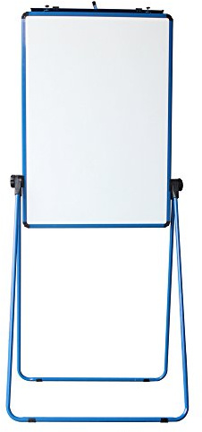 VIZ-PRO ECO Magnetic U-Stand Whiteboard/Flipchart Easel, 28 X 36 Inches, Blue