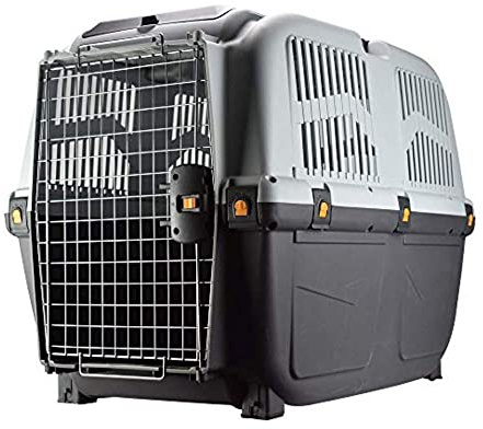 ARQUIVET Transportín SKUDO-6 para Perros y Gatos - Puerta metálica - Homologado para los Viajes - Transportín categoría IATA - Transportín Mascotas - 92 x 63 x 70 cm